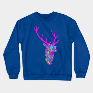 Party Deer Crewneck Sweatshirt